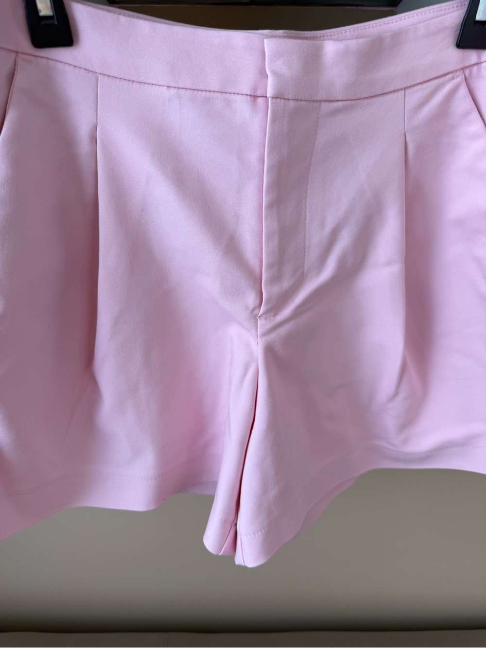 Women's High-Rise Pink Tailored Skort